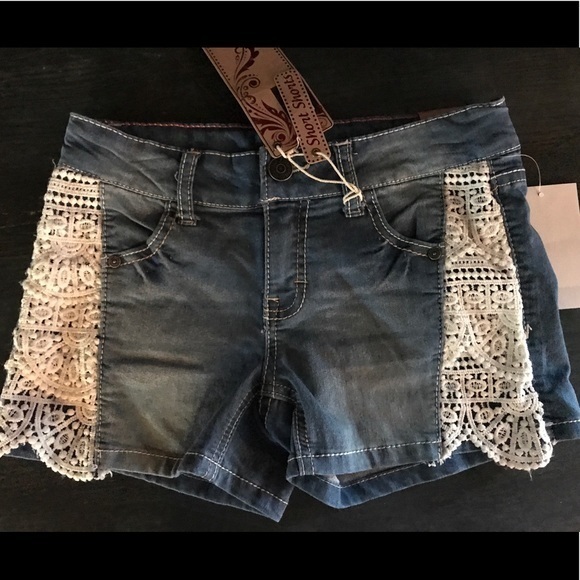 NWT LEE Jean Shorts Girls 10 - Picture 2 of 4